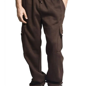 Pantalones Cargo Personalizados de Alta Calidad para Hombre 2026, Colores Sólidos, Tejidos, Estilo Urbano Holgado, Casual, para Uso en Exteriores - Product Image 5