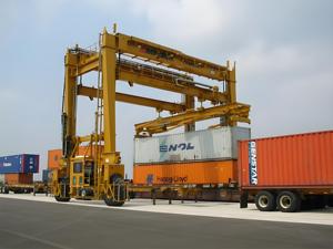 900 Ton Heavy Duty Goliath Crane 220V to 690V Power Supply Rail <b>Mounted</b> Portal Crane with Heavy Duty Hook <b>Block</b> Maker - Product Image 5