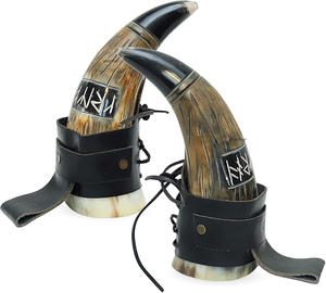 Corne à boire viking de qualité supérieure, faite à la main, écologique, sans danger pour les aliments, en corne de buffle naturelle pour la bière FAIZA CRAFT - Product Image 4