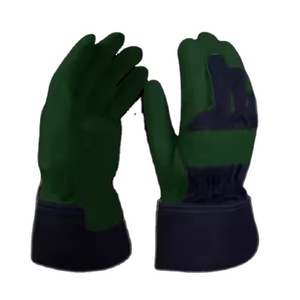 Gants de travail industriels en cuir de chèvre grainé avec manchette de sécurité, qualité supérieure, résistants au froid et à la chaleur, certifiés CE, épaisseur 11 oz - Product Image 6