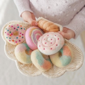 Bandeja de ratán para niños, accesorio de cocina para juegos de rol, bandejas de juguete con forma de concha para almacenar comida de simulación - Product Image 3
