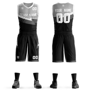 Maillots de basket-ball pour hommes, derniers modèles imprimés, sublimation, confortables, uniformes personnalisés. - Product Image 2