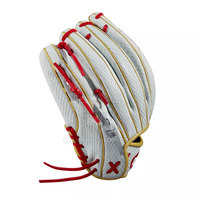 Gants de baseball durables pour hommes, en cuir robuste, idéaux pour l'entraînement, la pratique et les matchs de baseball compétitifs.