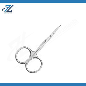 High Quality Stainless Steel Cuticle Scissors Professional Manicure <b>Nail</b> Shears Sharp Precision Cuticle Trimming Beauty Grooming - Product Image 2