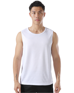 เสื้อยืดแขนกุดลำลองสำหรับผู้ชาย คอกลม ผ้าฝ้ายนุ่ม สวมใส่สบาย เหมาะสำหรับออกกำลังกาย ฟิตเนส เทรนนิ่ง น้ำหนักเบา ใส่ได้ทุกวันในช่วงฤดูร้อน - Product Image 5