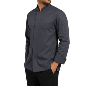 ชุดยูนิฟอร์มโรงแรม ผ้าฝ้าย 100% แขนยาว ระบายอากาศได้ดี สำหรับพนักงานร้านอาหาร บาร์ บริการ OEM ผู้ผลิต จำหน่ายส่ง - Product Image 3