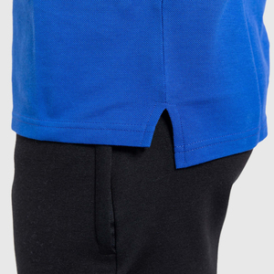 <b>Classic</b> men polo shirt cotton fabric breathable soft comfortable fit short sleeve collared design button placket casual - Product Image 4