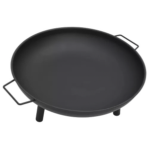 Brasero portable d'extérieur noir, grand et rond, en métal, pour patio et jardin, construction en acier durable, approvisionnement en gros FP009 - Product Image 4