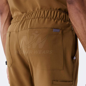 Pantalon de travail confortable pour hommes, uniforme médical pour infirmiers et médecins, avec personnalisation de la marque et des tailles - Product Image 6