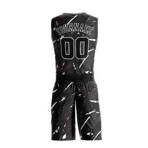 Sublimation Basketball Uniform for Unisex Adults Plus Size Anti-Bacterial Anti-UV UPF 50+ Quick Dry Breathable Sleeveless 100% - Product Image 6