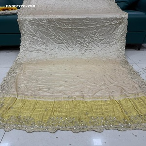 Collection Premium de Sarees en Soie Gajji avec Bandhani Original, Gota Patti et Ensemble de Blouse Brodée à la Main - Fournisseur d'Inde - Product Image 1
