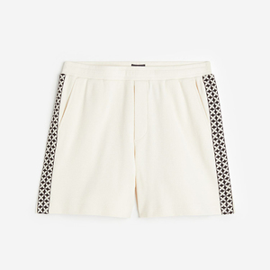 Impression de logo personnalisé à la demande, pantalon de plage pour homme, décontracté, sport, gym, séchage rapide, noir et blanc - Product Image 1