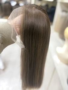 Pelucas de Cabello Humano Virgen al Por Mayor con Frente de Encaje Suizo HD, Sin Pegamento, Transparentes, Transpirables, con un Aspecto Natural - Product Image 5