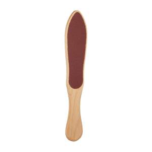 UBI UBI-612059 Râpe à pieds 2-en-1 pour pédicure, élimination des callosités et peaux mortes, pour talons fendillés, utilisation humide/sèche, poignée en bois, usage domestique - Product Image 2