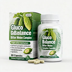 天然ハーブ血糖サポート複合フォーミュラ（クロムピコリネート、ゴーヤエキス、ジムネマ、アルファリポ酸配合） - Product Image 1