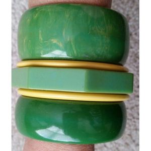 Bracelets en résine et en bois de qualité supérieure, élégants accessoires de bijouterie pour collections - Product Image 4