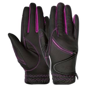 Gants d'équitation modernes à doigts entiers en cuir, antichoc, compatibles écran tactile, antidérapants, confortables pour la sécurité des mains en hiver - Product Image 5