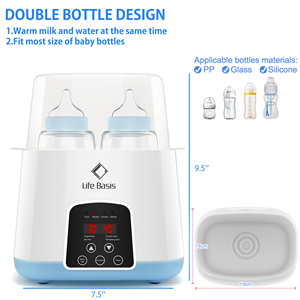 Bebek süt ve USB biberon ısıtıcısı için taşınabilir biberon ısıtıcısı şarj edilebilir akülü şişe isıtıcı