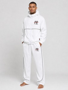 Conjunto Deportivo para Hombre de Dos Piezas, Chaqueta y Pantalones Deportivos Transpirables y Elásticos para Correr, Gimnasio y Fitness - Product Image 4