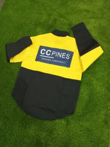 Chemises de travail haute visibilité unisexes 100% coton certifiées Oeko-Tex, logo personnalisé, réfléchissantes, de sécurité - Product Image 1