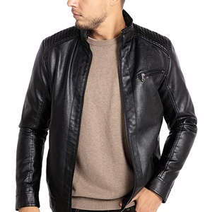 Casual Wear Genuine <b>Leather</b> <b>Jacket</b> for Sale 2025 New Arrival Lightweight Comfortable Men's Reversible Breathable Eco-Friendly - Product Image 5