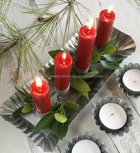 Candelabros decorativos de bandeja de Metal para decoración del hogar para bodas y Navidad Candelabro decorativo de Metal Decoración - Product Image 4