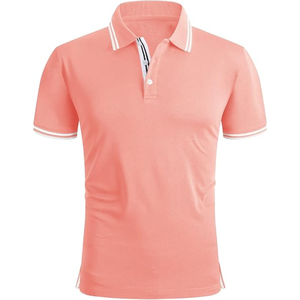 Uniforme Empresarial de Alta Calidad, Camiseta Polo de Hombre de Poliéster y Algodón de 200 g/m², Camiseta Polo Personalizada con Logotipo Bordado para Hombre, Camisetas Polo de Golf - Product Image 2