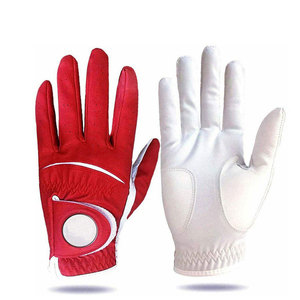 Gants de golf en cuir véritable Cabretta de couleur personnalisée, accessoires de golf de haute qualité avec logo personnalisé, respirants et offrant une adhérence douce - Product Image 5