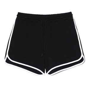 Shorts de sport décontractés pour femmes, nouvelle collection, en coton respirant, taille haute, avec cordon de serrage, personnalisables avec logo, haute qualité - Product Image 1