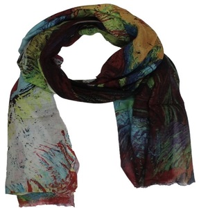 Summer Cotton Square Scarf Custom Women Long Stylish Designer Handmade Ethnic Fashion Floral Print Quick Dry All Seasons - Product Image 4