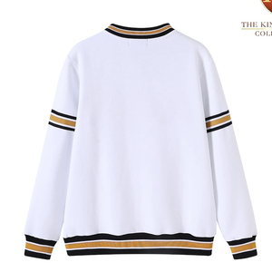 อัลฟ่า |   ฟี |   เสื้อสเวตเชิ้ตคอกลมสำหรับผู้ชายลายปักอัลฟ่า ฟราตเตอร์นิตี้ สำหรับฤดูใบไม้ร่วง |   ผ้าฝ้ายเชนิลล์ปักลายสมาคมแบบกำหนดเอง - Product Image 2
