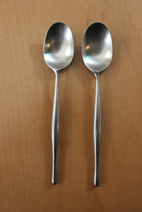 Wholesale Light Weight Metal Silver Asian Style Portable Dinner Spoons Set Stainless Steel <b>Forks</b> Set Minimalist Design High - Product Image 5