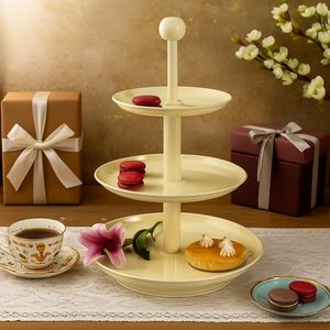 Round Mild Steel <b>Cake</b> <b>Stand</b> for Dessert Display Heavy Duty Metal for Birthday Wedding Party Decoration - Product Image 5