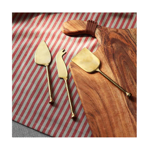 Gold Brass <b>Cheese</b> <b>Sets</b> Hot Selling Sale Knives Collection <b>Cheese</b> <b>Sets</b> Brass <b>Cheese</b> <b>Set</b> Custom Made logo - Product Image 1