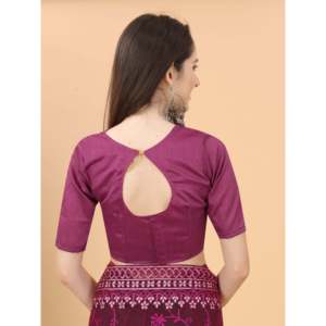 Robe de soirée de créateur Saree à porter avec des diamants élégants - Product Image 5