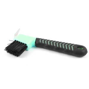 Limpiador de pezuñas de caballo con cepillo y raspador, muy resistente, para el cuidado y limpieza de pezuñas. - Product Image 3