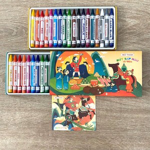 ชุดสีเทียนล้างออกได้ 18 สี ปลอดสารพิษ สำหรับอุปกรณ์ศิลปะในโรงเรียน จำนวนมาก จากเวียดนาม - Product Image 1