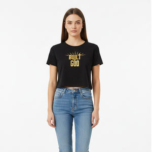 Top Corto de Punto con Cuello Redondo para Mujer, Estilo Urbano, Corte Ajustado, Tejido Antipelusas, Jersey de Alta Calidad, Transpirable, Ecológico, con Logotipo Personalizado - Product Image 2