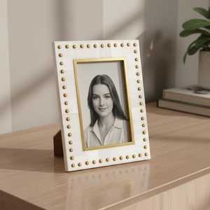Sophisticated Bone Inlay Image Display <b>Frame</b> Handmade Decorative Portrait Showcase Elegant Home Furnishing Item - Product Image 3