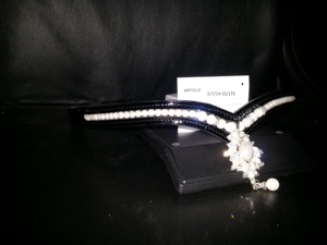 แถบคิ้วหนังอินเดียสำหรับม้าที่มีห่วงโซ่คริสตัลวิบวับทนทานและราคาไม่แพง - Product Image 2