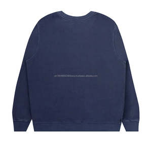 Moda Casual impermeable 100% algodón invierno pulóver con capucha Color sólido en blanco hombres de talla grande personalizado peso pesado sudadera - Product Image 3