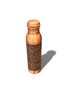 ขวดแก้วสลักลายรีกัล วายน์ จาก Indian exports international (ทองแดงบริสุทธิ์รับรองมาตรฐาน) - Product Image 3