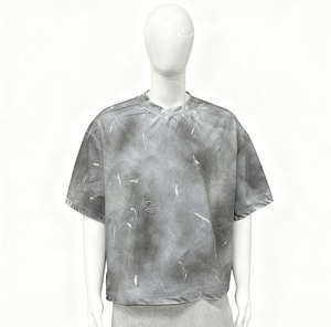 Las Mejores Camisetas para Hombre de 300 g/m², Personalizadas, de Alta Calidad, Corte Holgado, 100% Algodón, Estilo Vintage, Lavado Ácido, con Efecto de Salpicaduras de Pintura y Desgastadas - Product Image 1