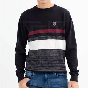 Sudadera de Punto 100% Algodón para Hombre, de Alta Calidad OEM, Diseño Invernal de Última Moda, Logotipo Personalizable, Patrón Liso, Disponible al por Mayor - Product Image 2