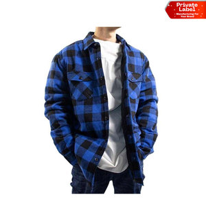 High Street Style Men's Flannel <b>Shirt</b> Heavy Cotton Plaid Top Baggy Fit Heavyweight Flannel <b>Shirt</b> Custom Street Wear Plaid Sun - Product Image 1