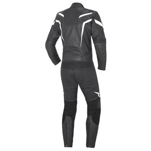 Combinaison de moto en cuir véritable pour homme, sur mesure, de qualité supérieure, couleur unie, pour la course moto et automobile, très demandée. - Product Image 5