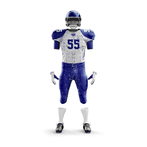 Custom High Quality 100% Polyester American Football Uniforms Sublimated Team Jerseys Breathable Quick-Dry Fabric Custom-Fit - Product Image 3