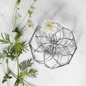 Elegante Florero de Hierro Hecho a Mano para Mesa, Estilo Costero, Decoración para el Hogar, Aniversario - Product Image 4