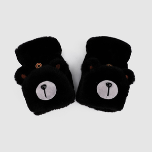 Women's Warm Soft Touchscreen Full Finger Cycling Sports Outdoor Winter <b>Gloves</b> Plain <b>Knitted</b> <b>Gloves</b> - Product Image 3
