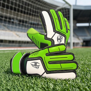 Premium Custom Print Goalkeeper Gloves Protective Professional Wholesale Latex hand Protection Sports wear Goalkeeper Gloves - Product Image 4